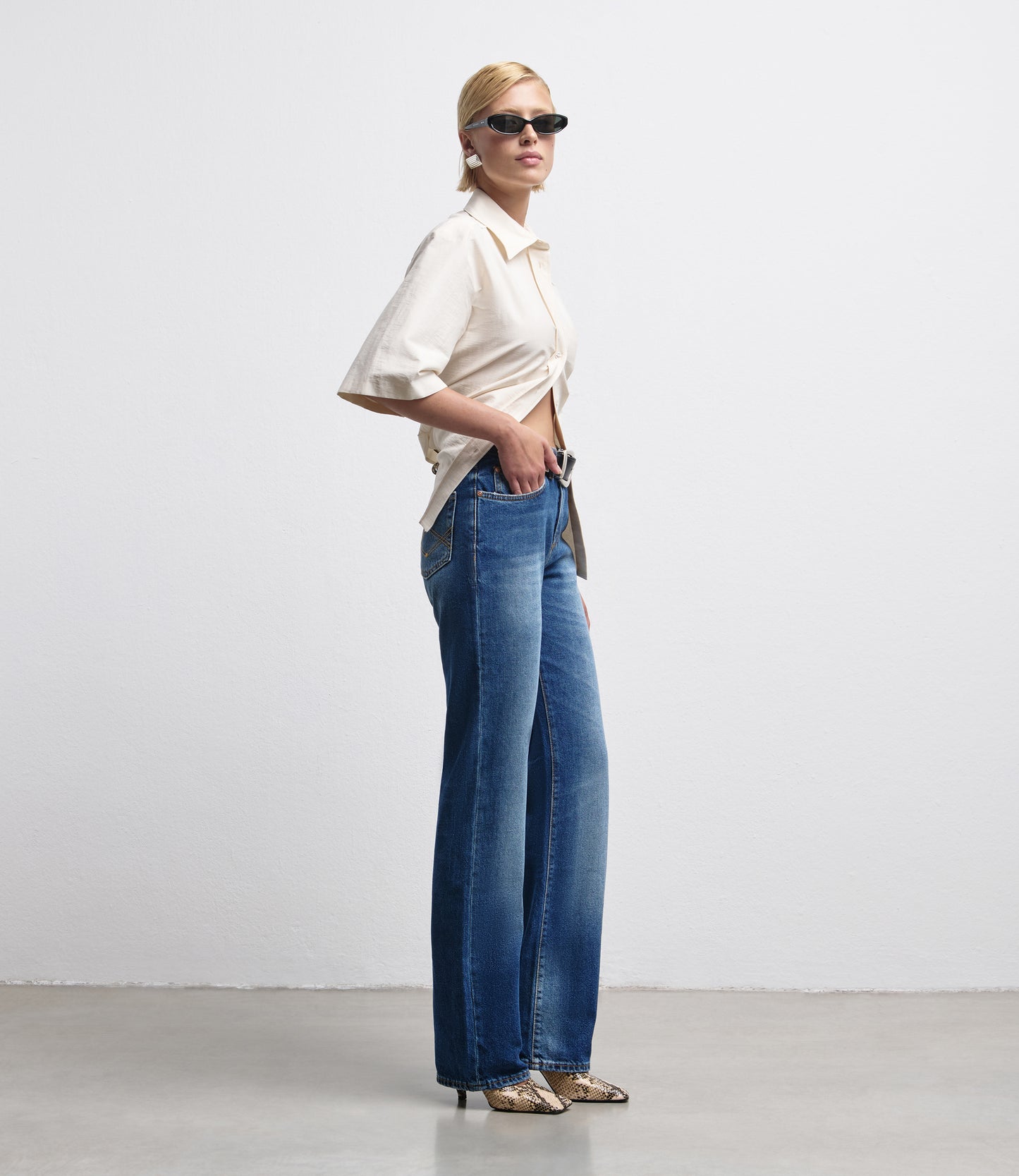 Martha Jeans – Denim 5 Tasche - Blu denim