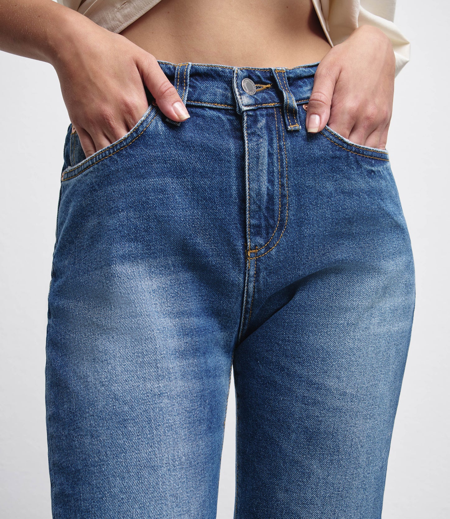 Martha Jeans – Denim 5 Tasche - Blu denim