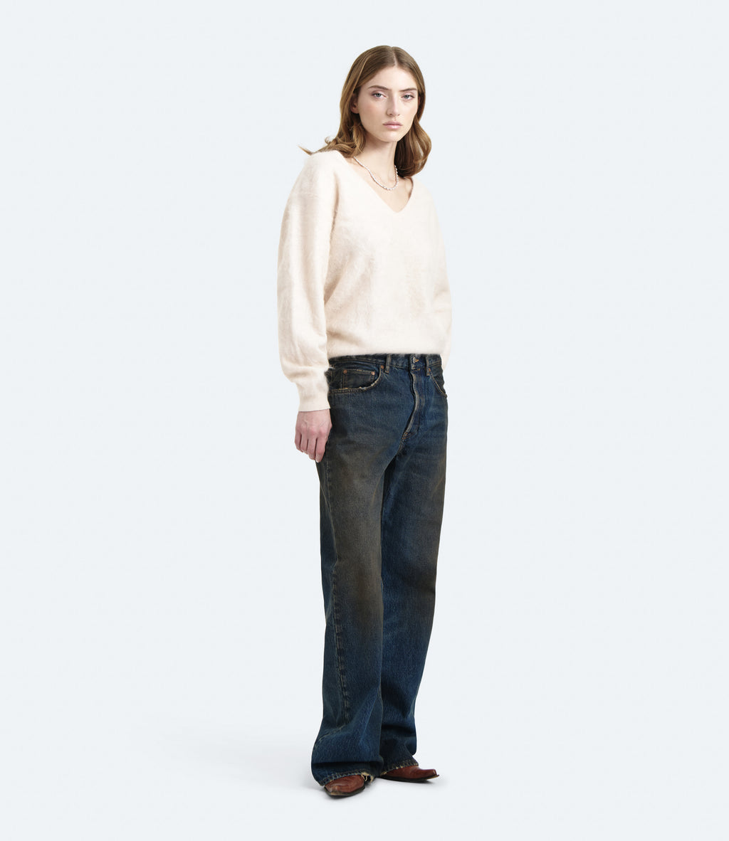 Purity Regular Fit – Jeans Donna Wide Leg Blu Vintage