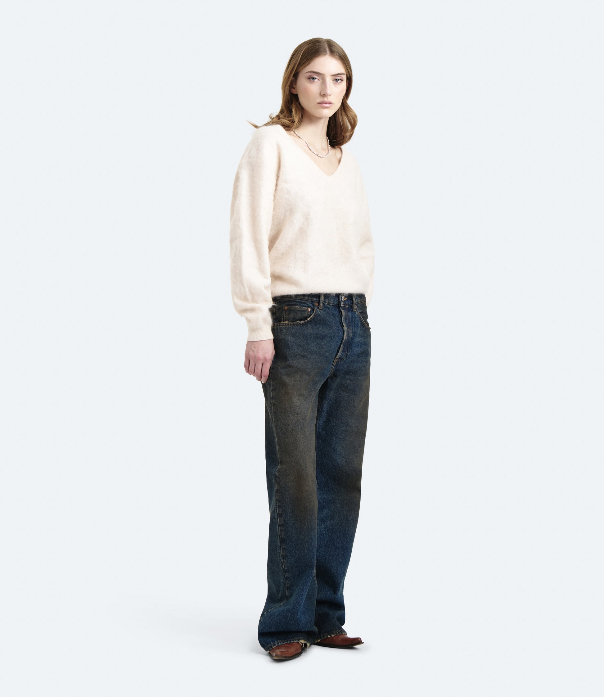 Purity Regular Fit – Jeans Donna Wide Leg Blu Vintage 24 | Washington Dee Cee