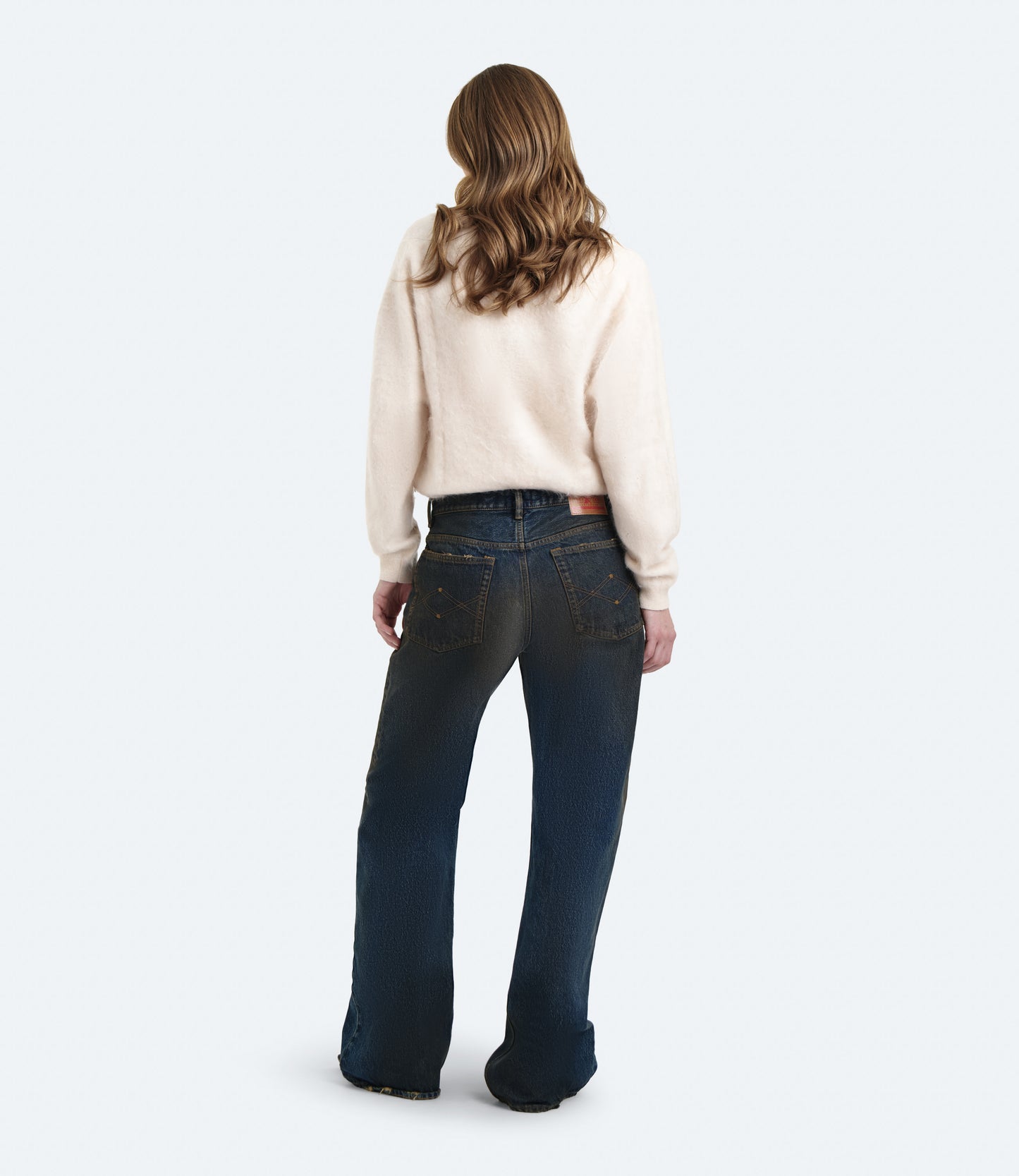 Purity Regular Fit – Jeans Donna Wide Leg Blu Vintage