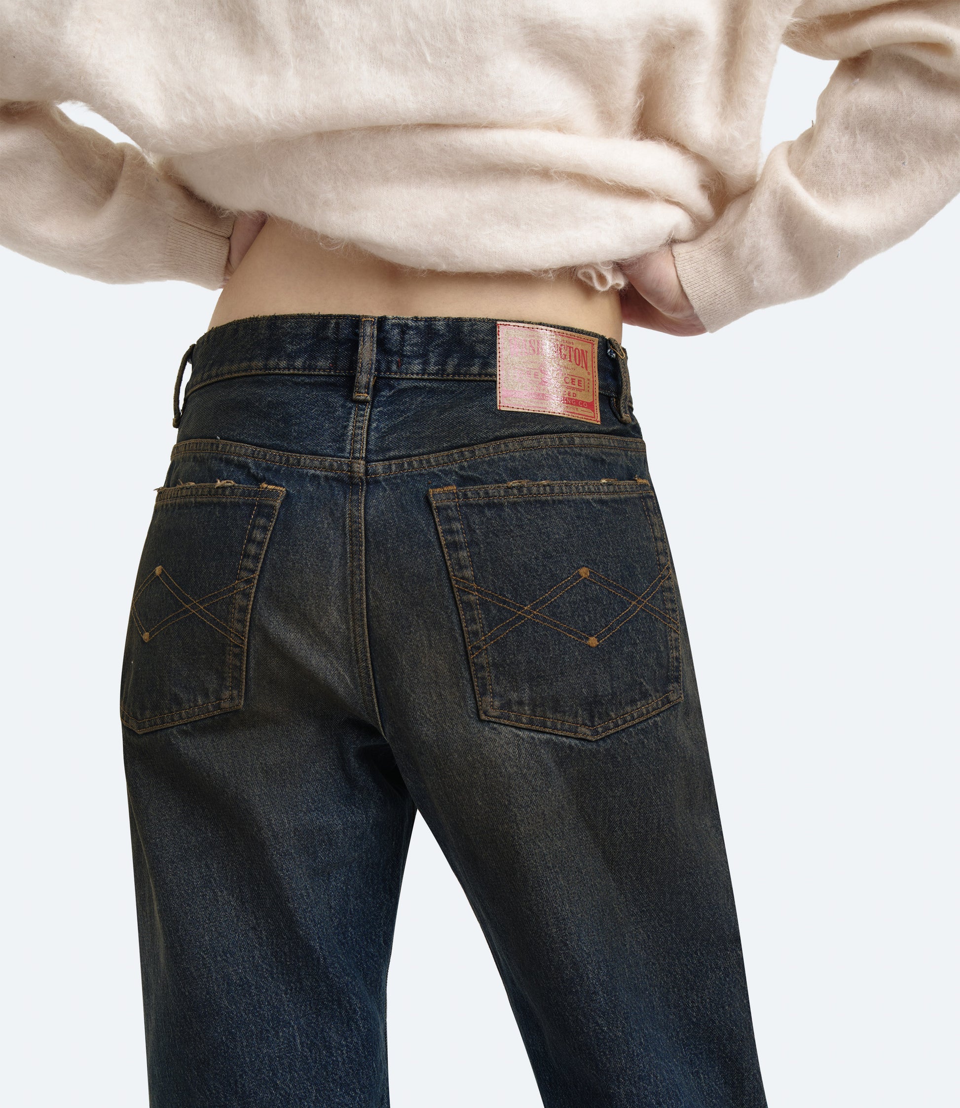 Purity Regular Fit – Jeans Donna Wide Leg Blu Vintage 24 | Washington Dee Cee