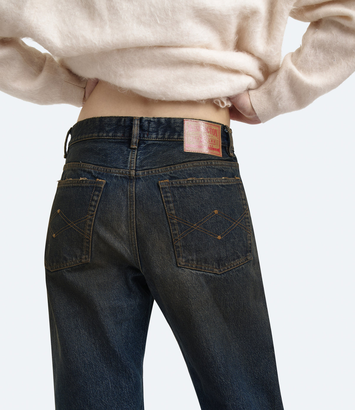 Purity Regular Fit – Jeans Donna Wide Leg Blu Vintage