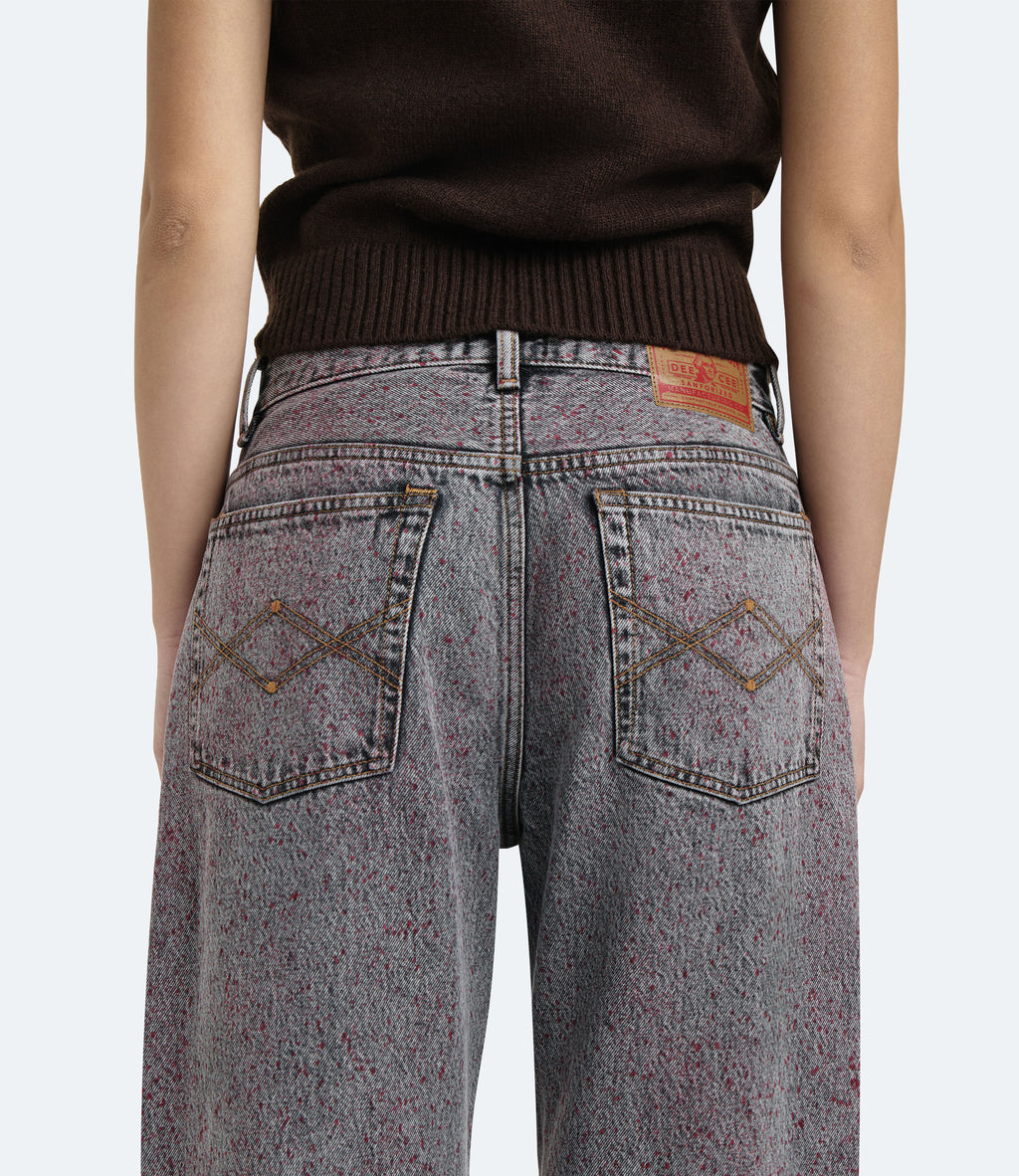 Purity Regular Fit – Jeans Donna Grigi Vintage Paint Effect