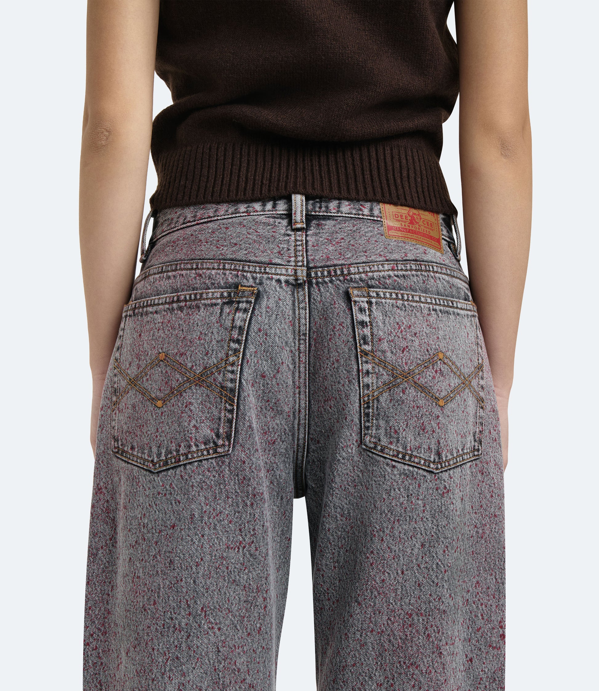 Purity Regular Fit – Jeans Donna Grigi Vintage Paint Effect 24 | Washington Dee Cee