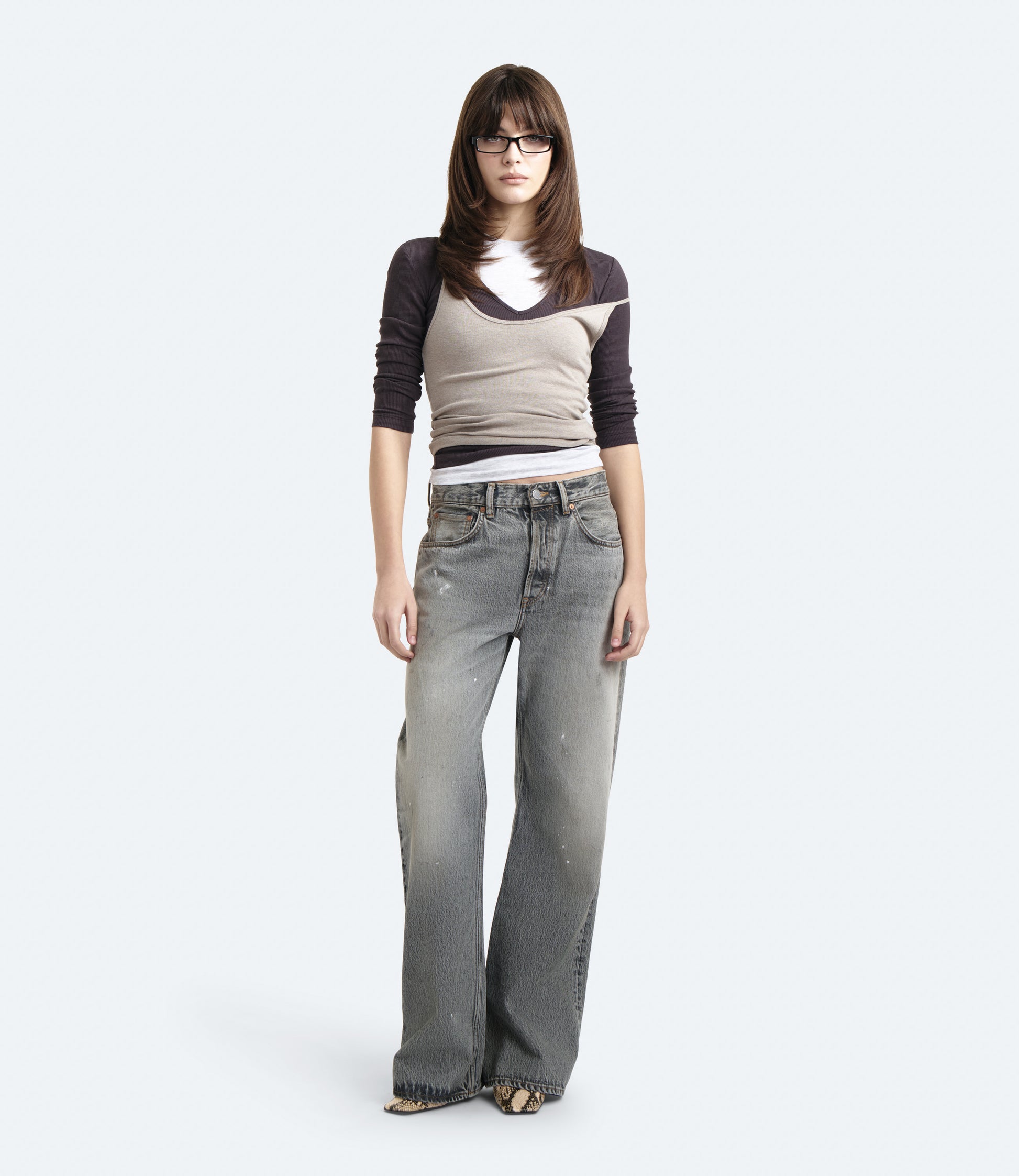 Purity Regular Fit – Jeans Donna Grigi Used Paint Effect 24 | Washington Dee Cee