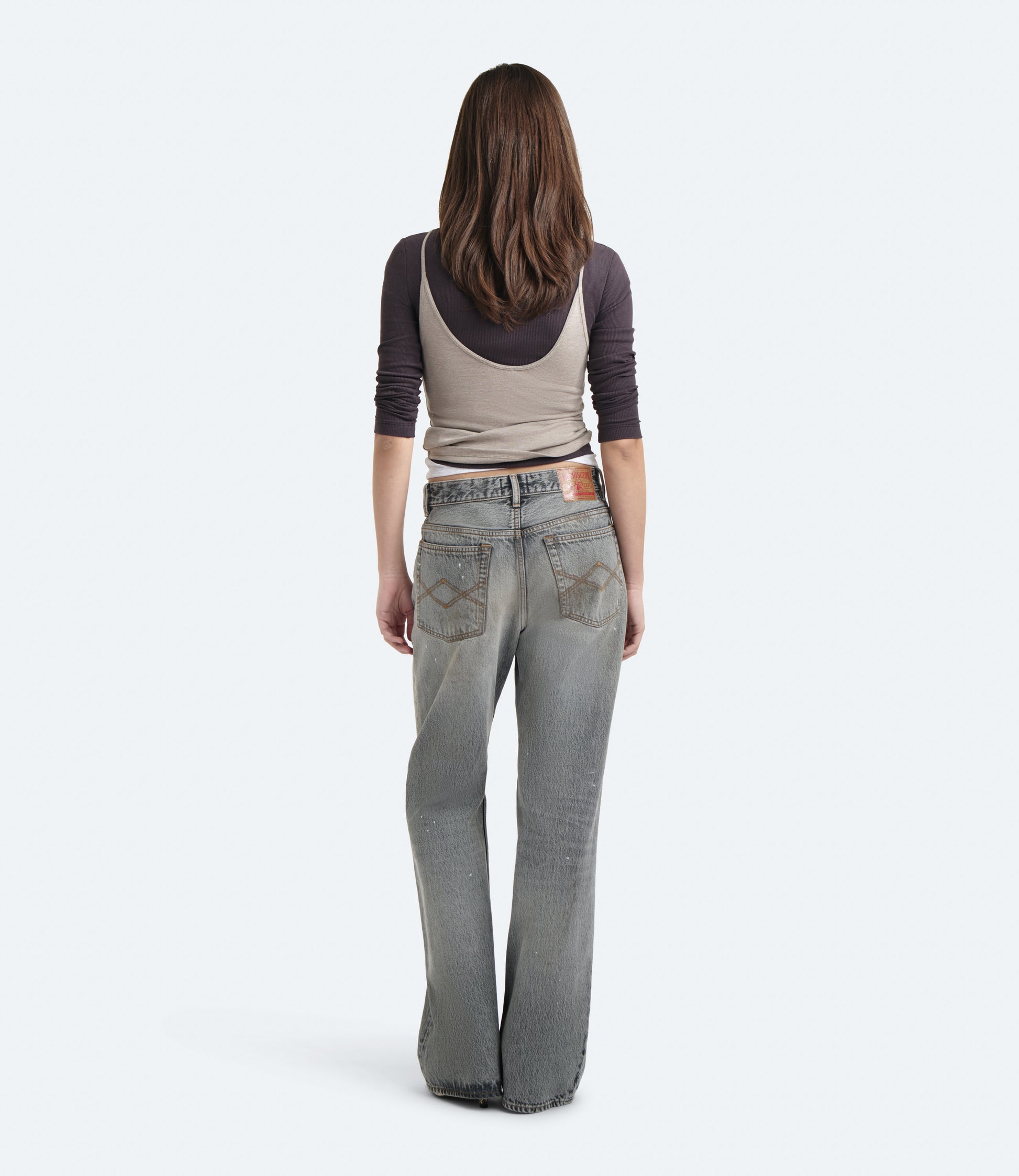 Purity Regular Fit – Jeans Donna Grigi Used Paint Effect 24 | Washington Dee Cee