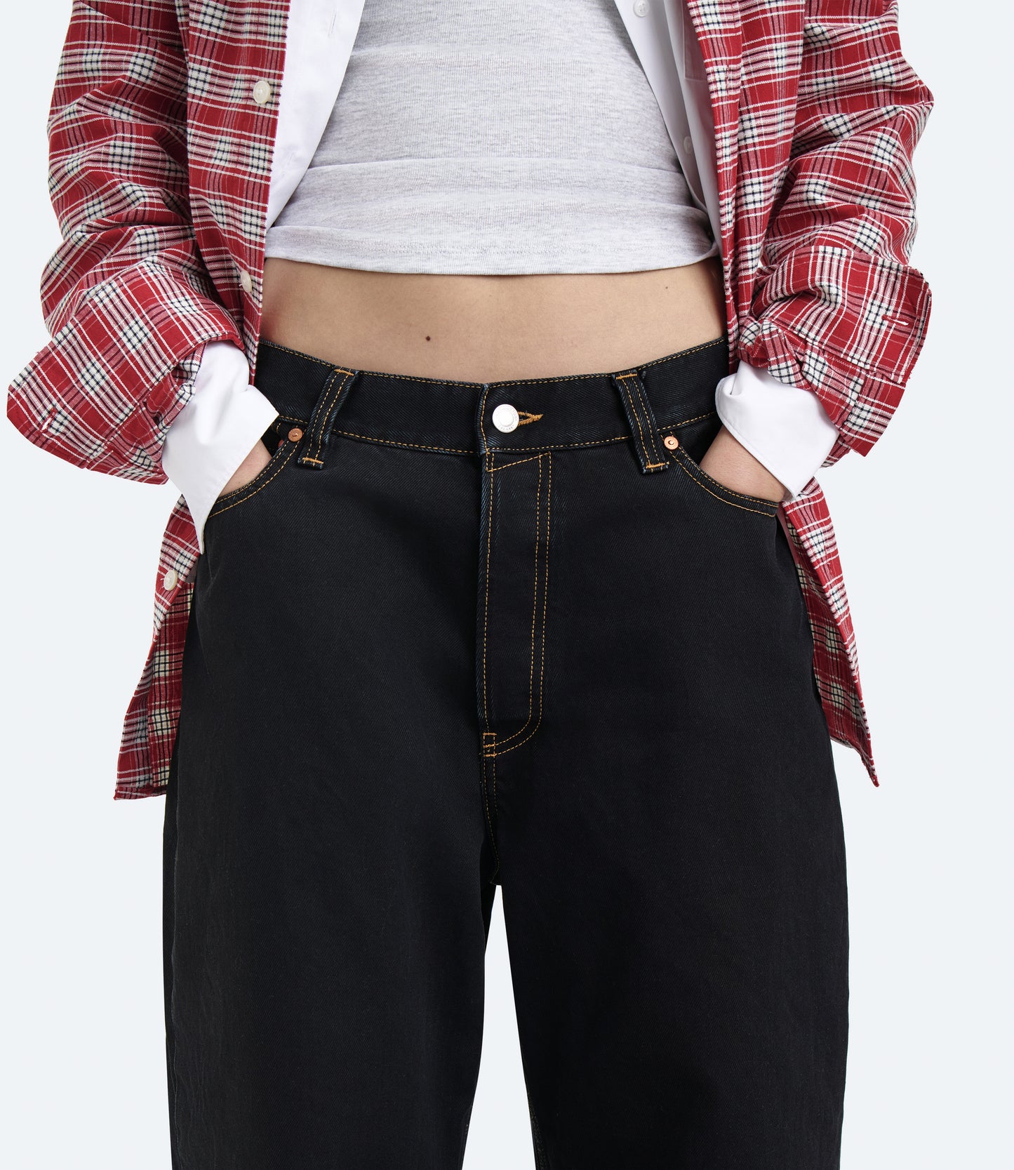 Store Loose – Jeans Donna Loose Fit Blu Scuro