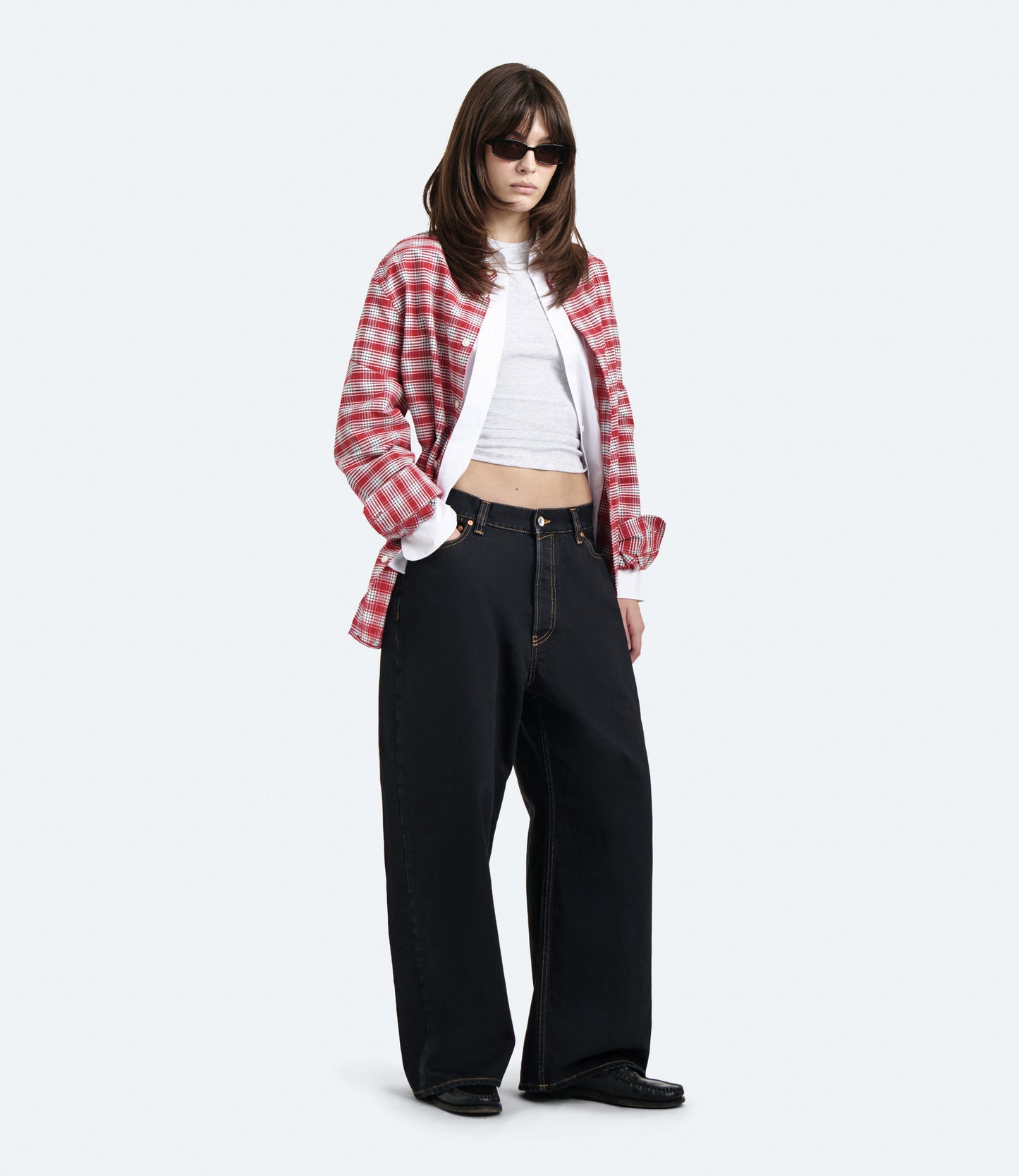 Store Loose – Jeans Donna Loose Fit Blu Scuro