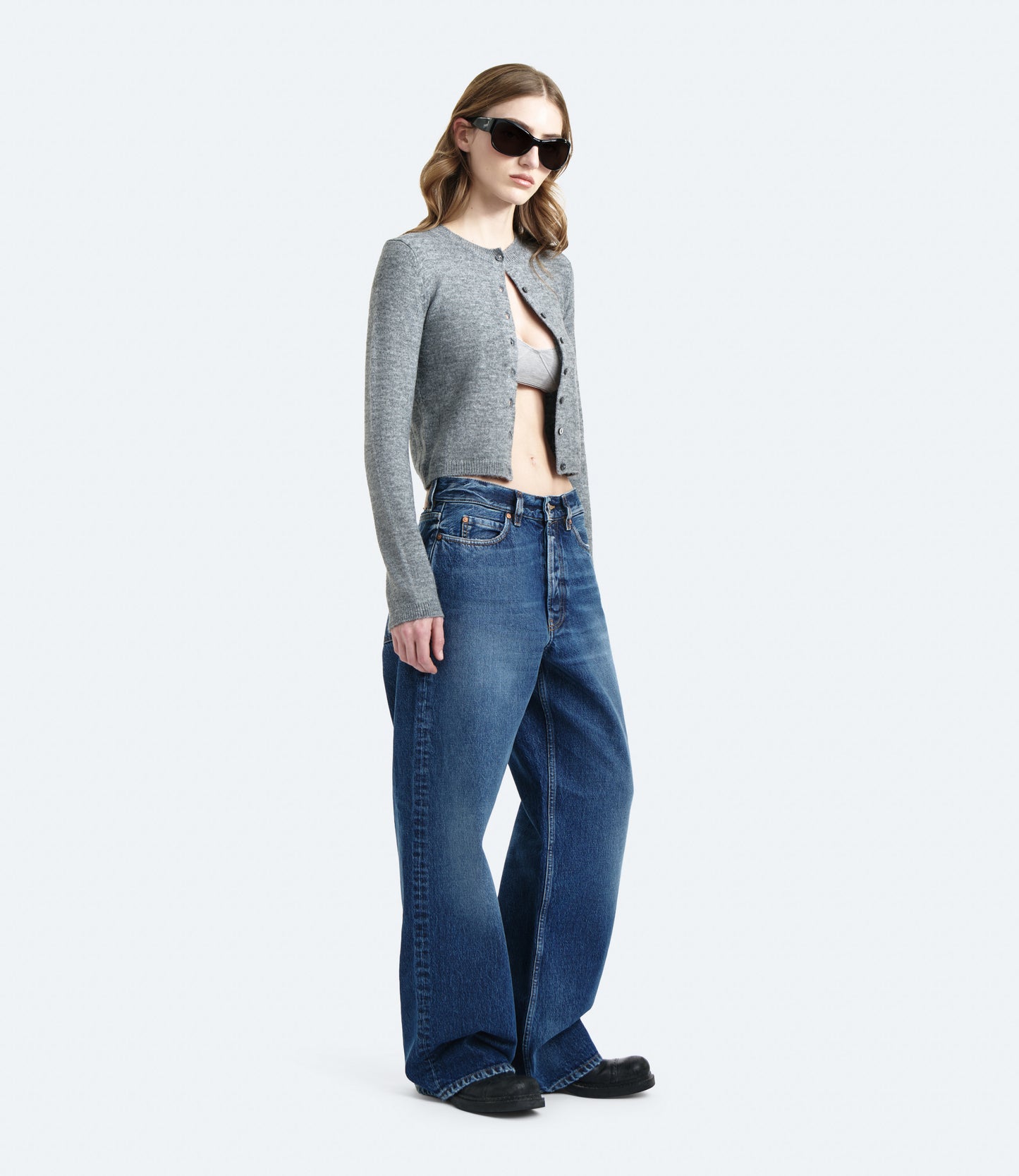 Bauer – Jeans Donna Wide Leg Blu Vintage
