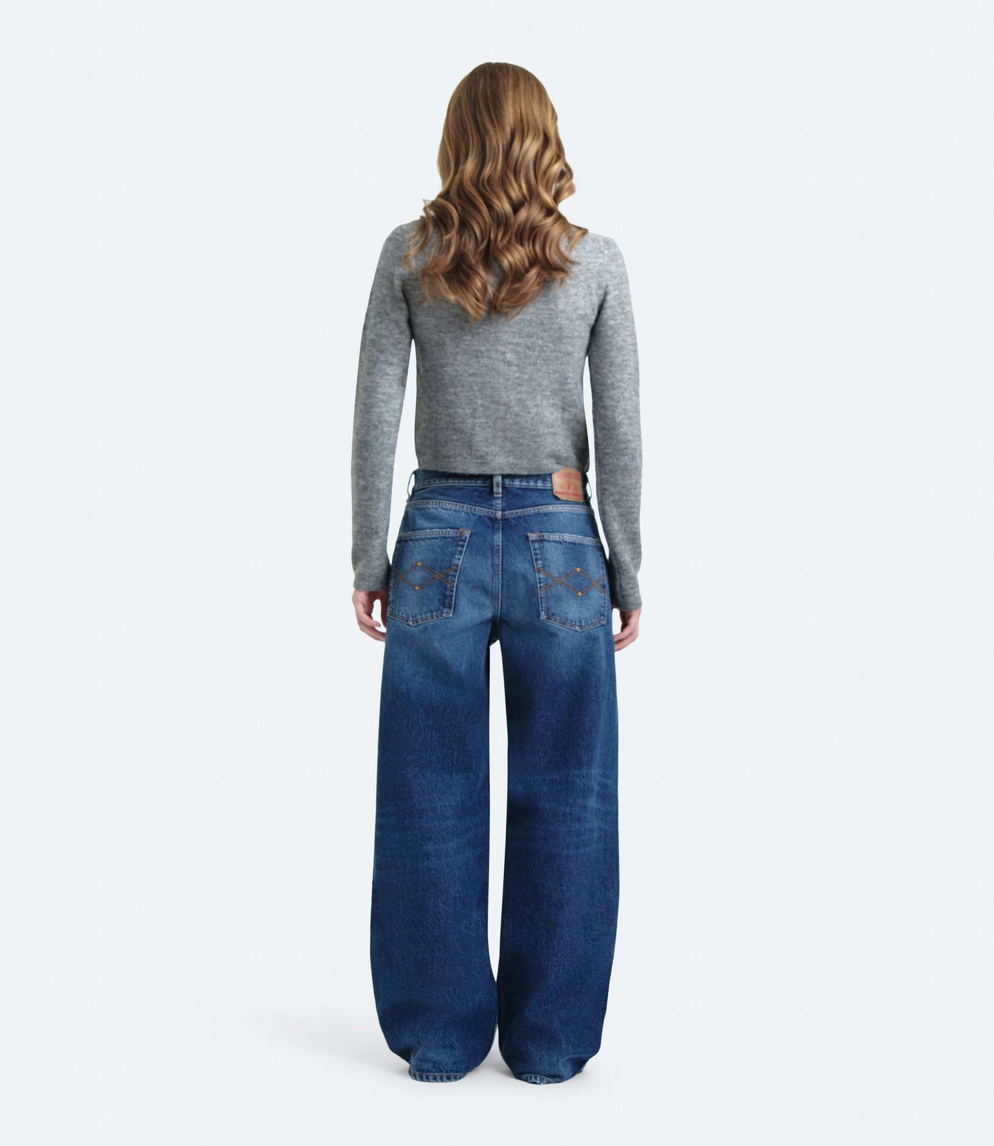 Bauer – Jeans Donna Wide Leg Blu Vintage