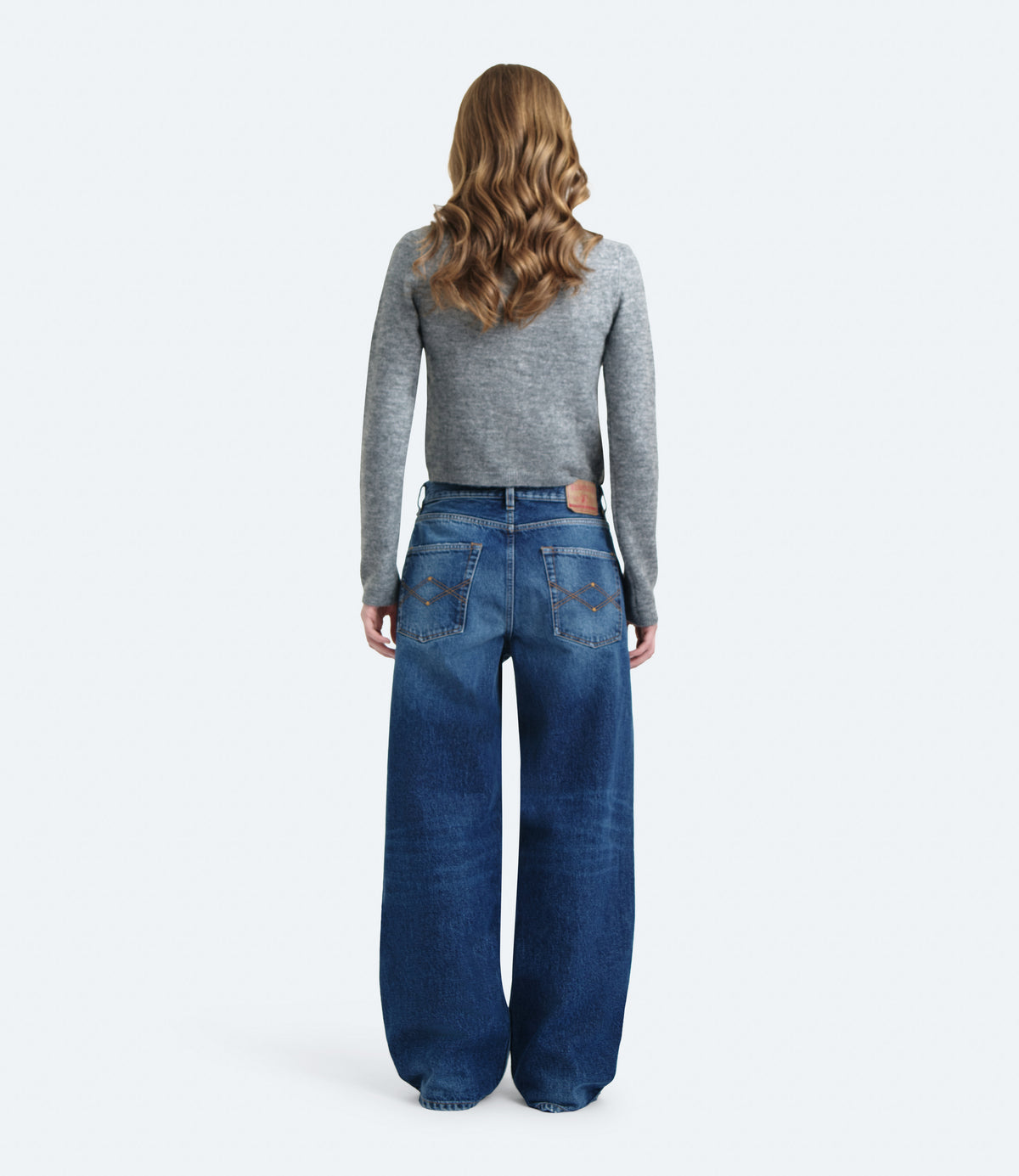 Bauer – Jeans Donna Wide Leg Blu Vintage