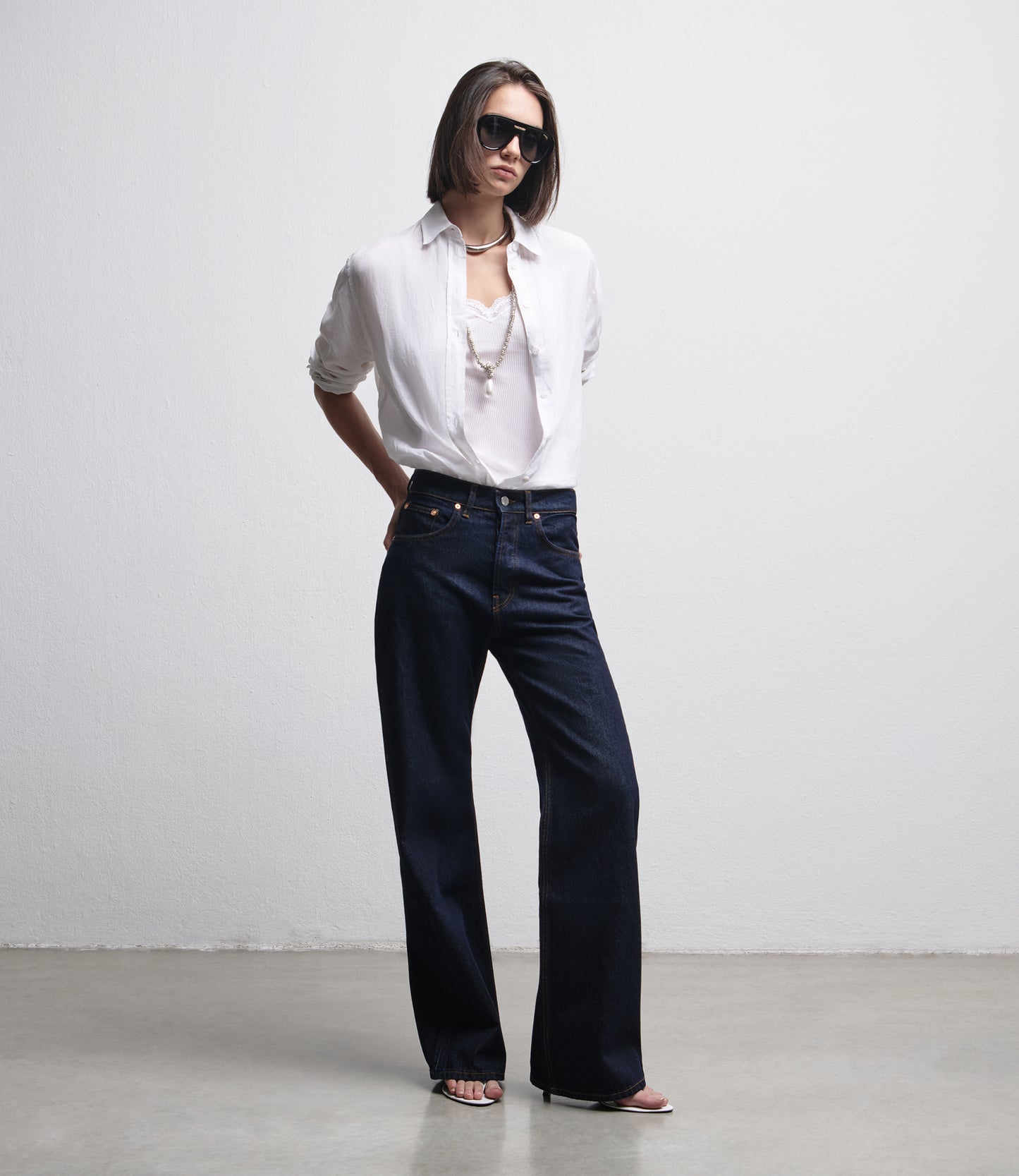 Purity Rinse Denim - Jeans Donna 5 tasche denim blu scuro