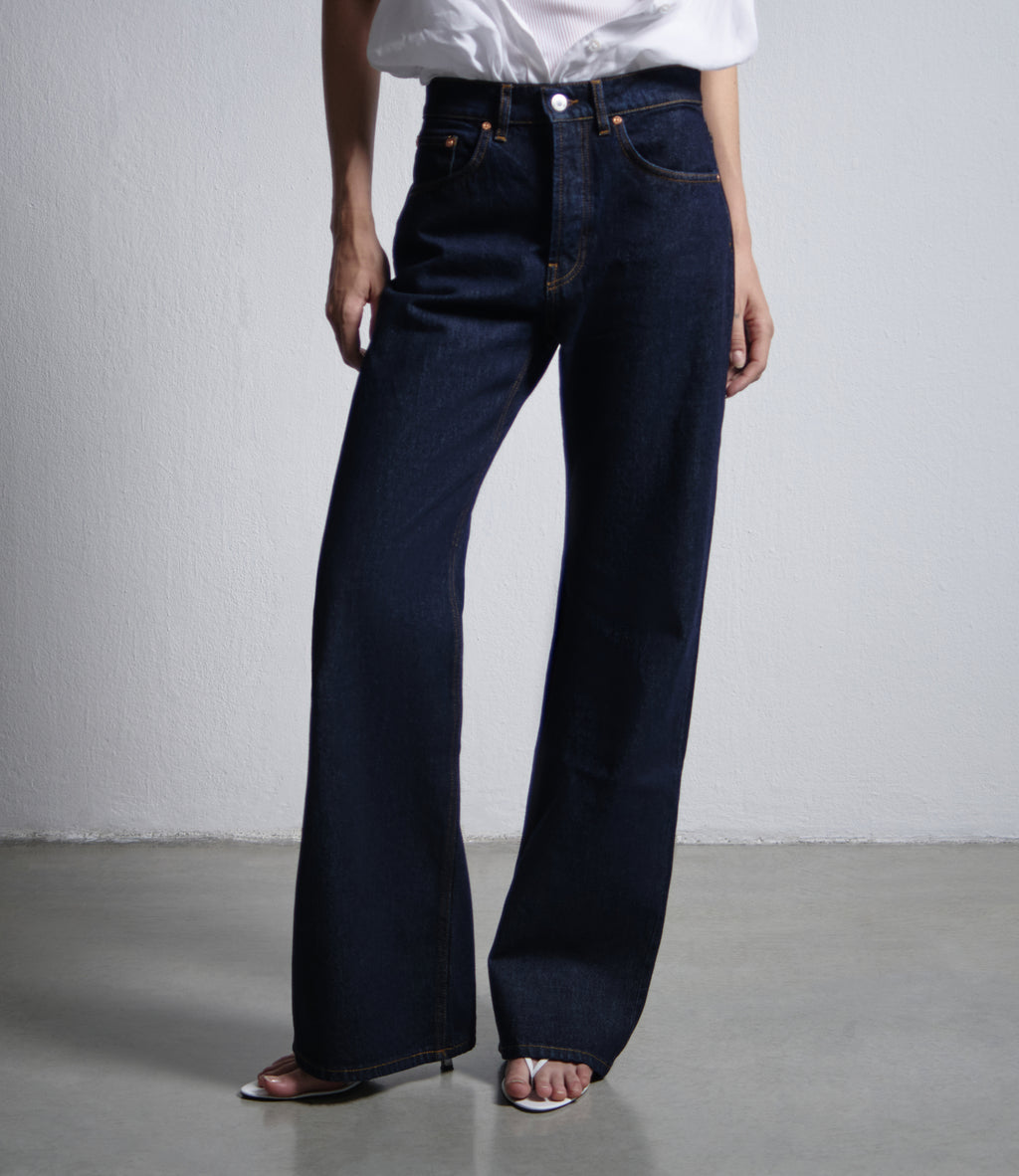 Purity Rinse Denim - Jeans Donna 5 tasche denim blu scuro