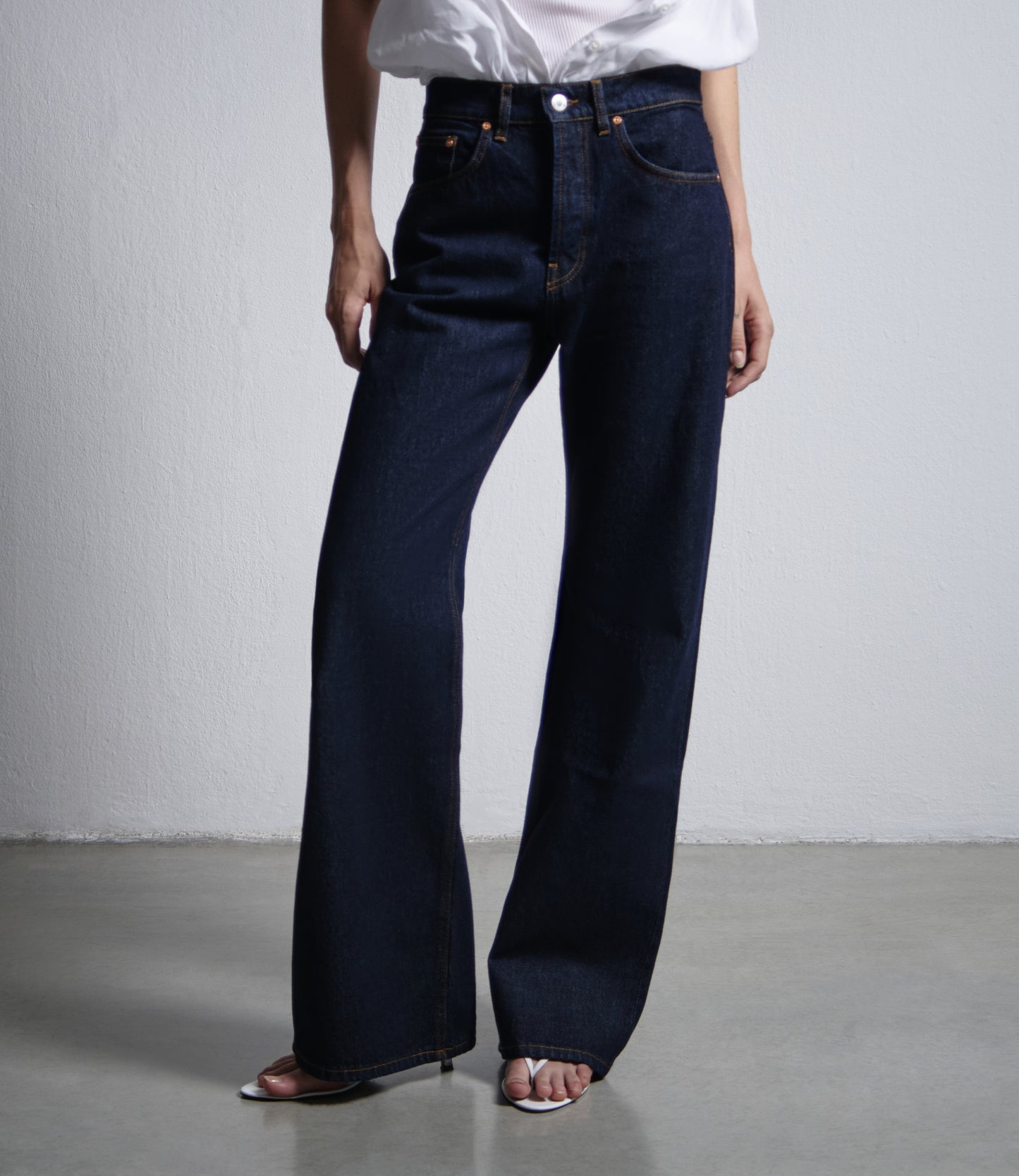 Purity Rinse Denim - Jeans Donna 5 tasche denim blu scuro