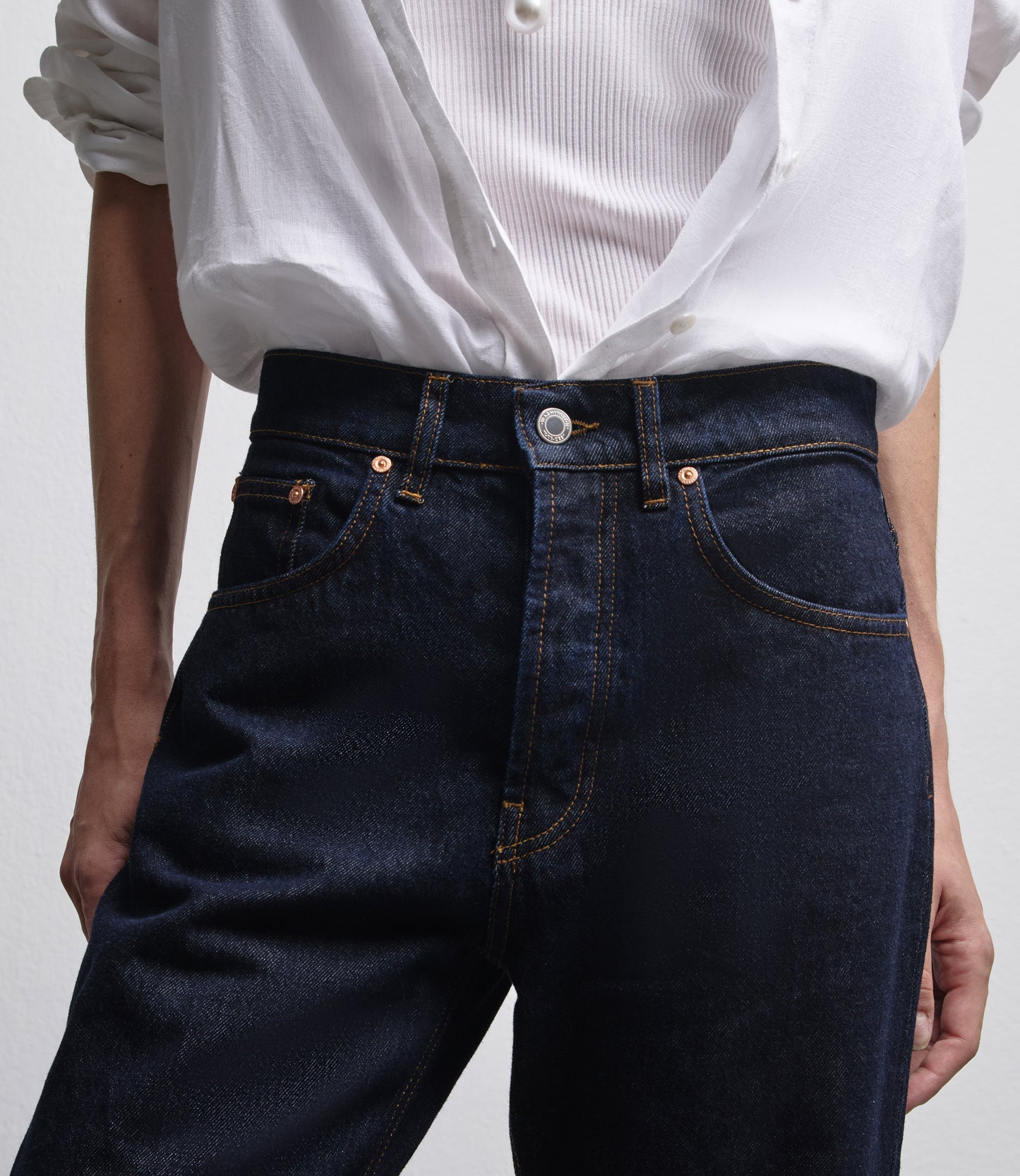 Purity Rinse Denim - Jeans Donna 5 tasche denim blu scuro