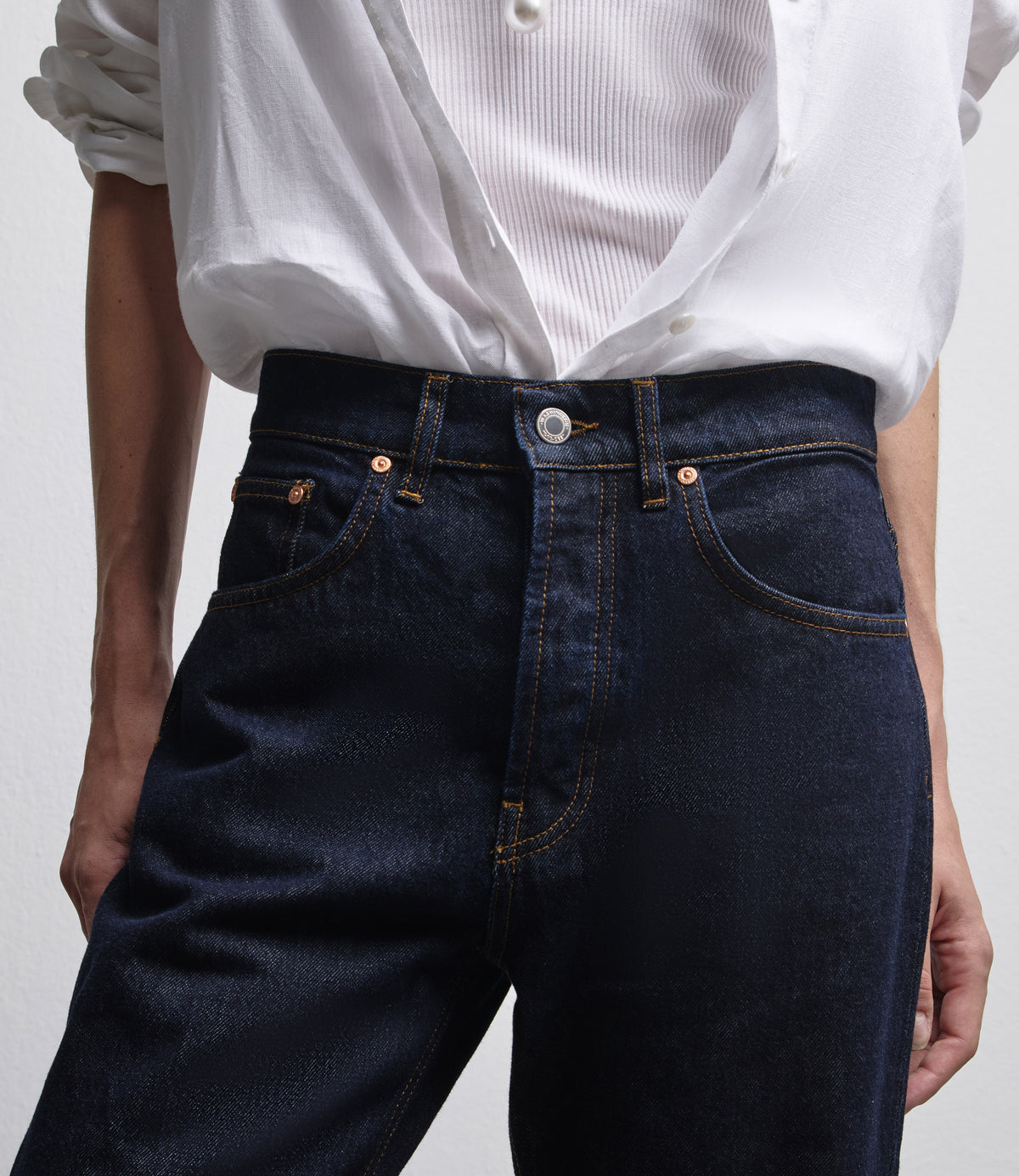 Purity Rinse Denim - Jeans Donna 5 tasche denim blu scuro