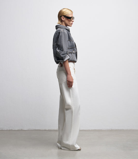 Purity Bull  Denim – Five-pocket jeans in white denim