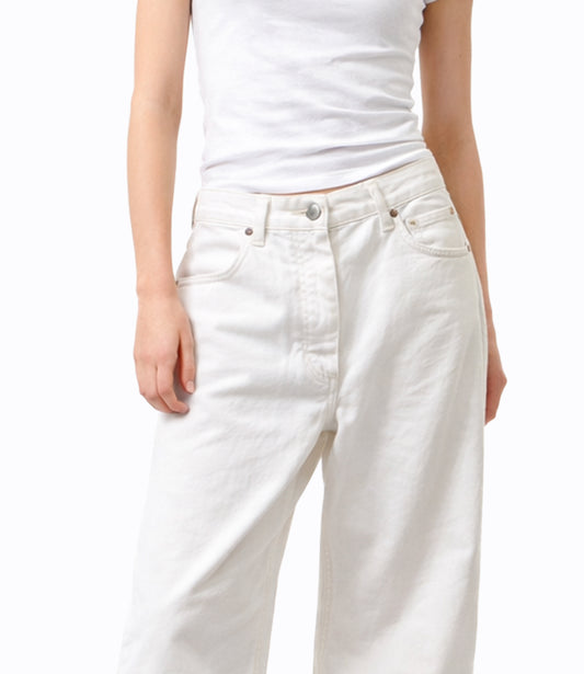Store Loose – Women's White Bull Denim Jeans