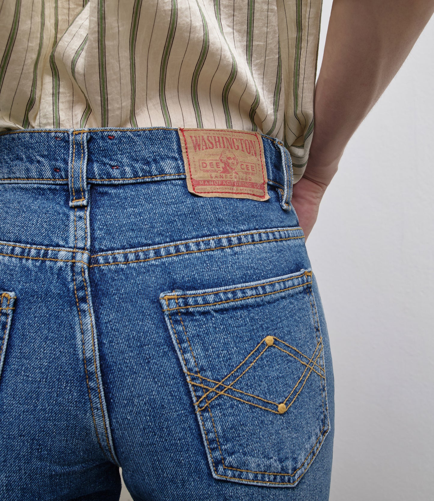 Denim 5 Tasche – Modello Calamity J con fondo a zampa