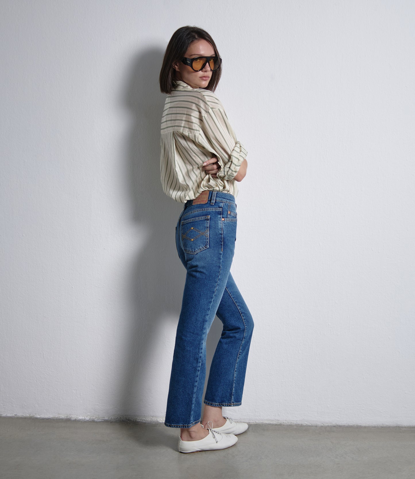 Denim 5 Tasche – Modello Calamity J con fondo a zampa