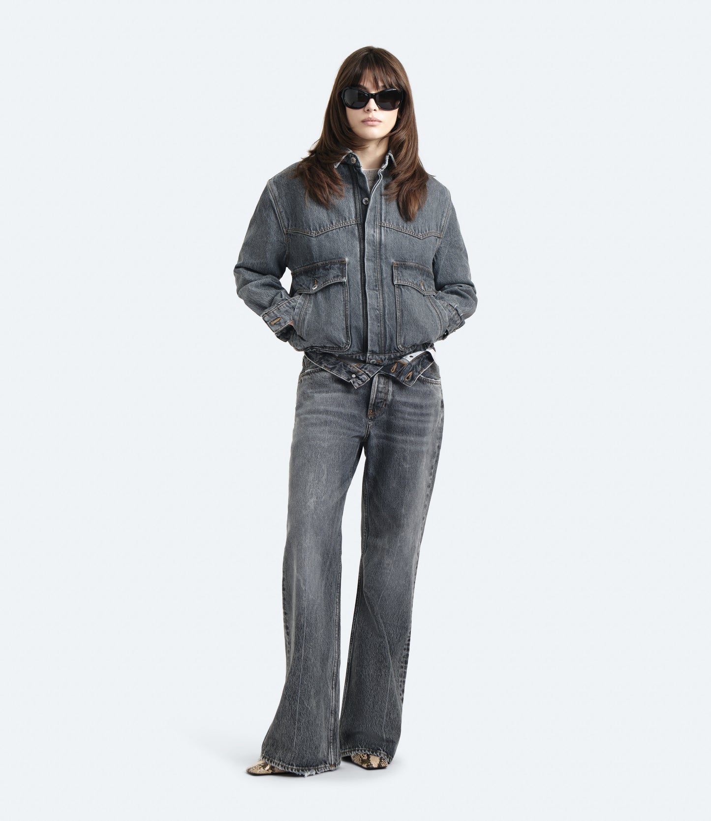 Bomber Wester – Giacca Donna in Denim Vintage