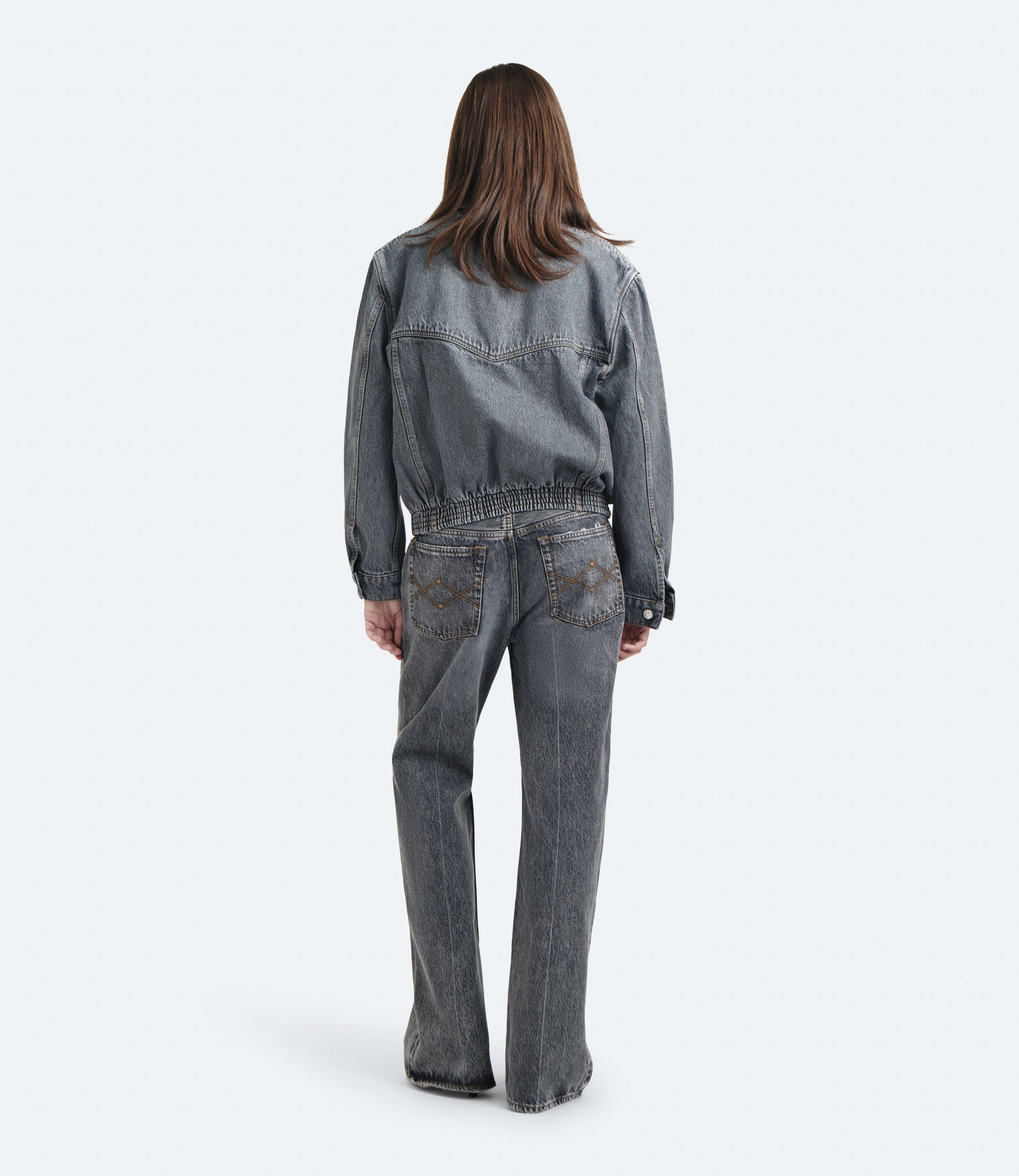 Bomber Wester – Giacca Donna in Denim Vintage XS | Washington Dee Cee
