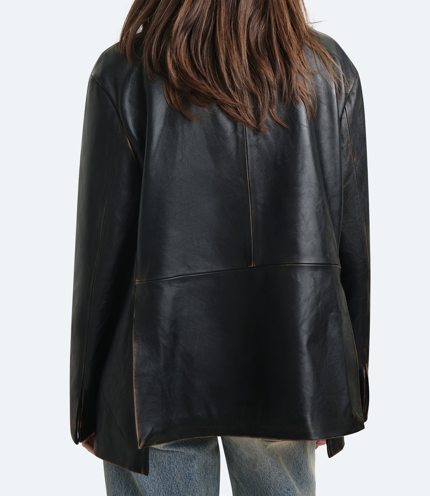 Dakota – Blazer Donna in Pelle Marrone