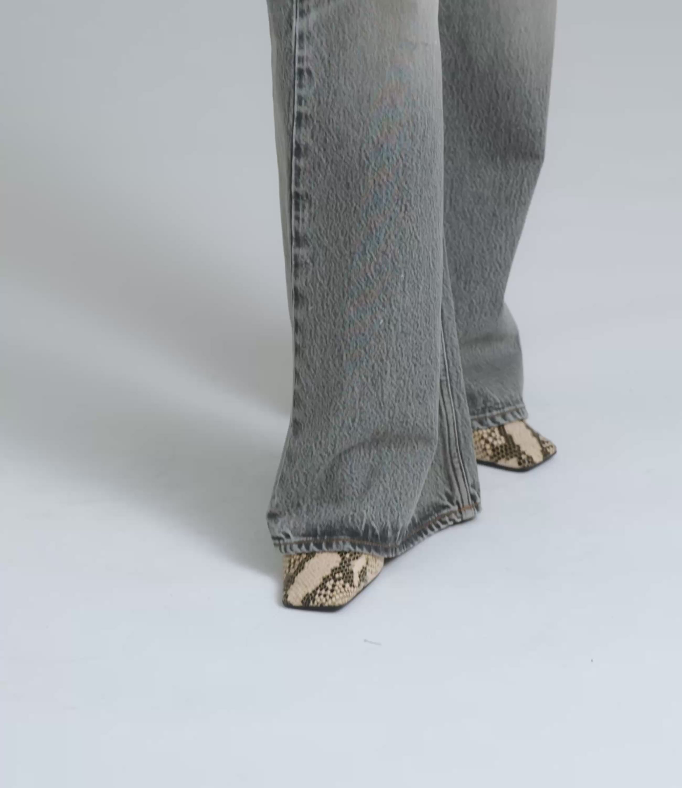 Purity Regular Fit – Jeans Donna Grigi Used Paint Effect